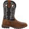 Rocky Men's Waterproof Western Boot, 8 M, Steel Toe, 11 in H, Brown, RKW0356 RKW0356 - alternate 7